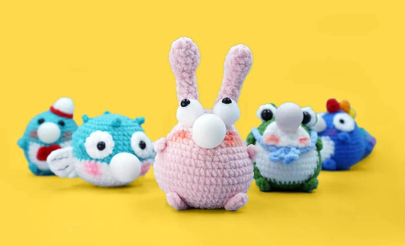 Load video: press bubble crochet kit