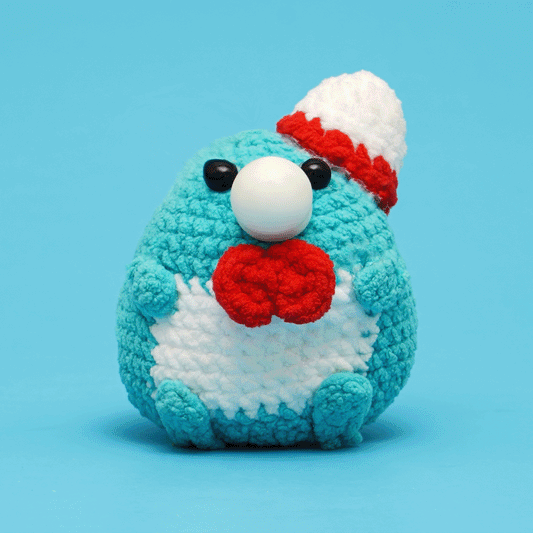 Press Bubble Penguin Animal Crochet Kit
