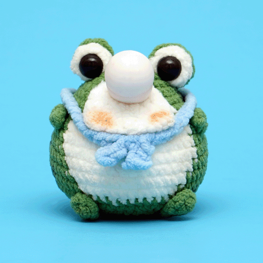 Press Bubble Frog Animal Crochet Kit
