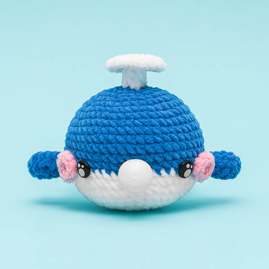 Press Bubble Whale Crochet Kit