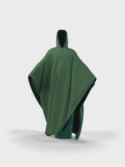 Oversized Poncho Hoodie（Green)